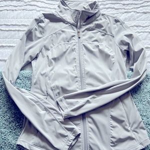 Size L Buff Bunny Light Grey Zip Up Jacket